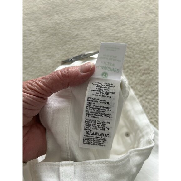 J.Crew $128 10" Toothpick Skinny Jean in Signature Stretch White Wash Sz 26Tall - Picture 13 of 16